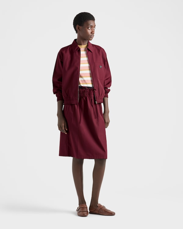 Poplin skirt - Garnet Poplin skirt - Garnet