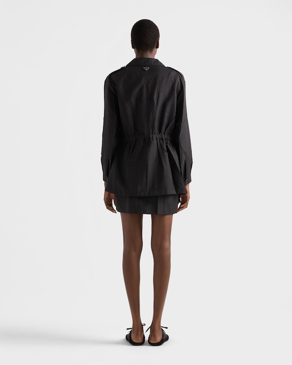 Kid mohair miniskirt - Grey Kid mohair miniskirt - Grey