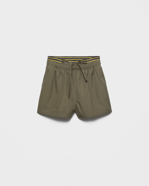 Poplin shorts - Military Green Poplin shorts - Military Green