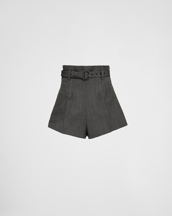 BUY-SELL-TRADE | Prada SS19 Side Zip Nylon Shorts in black