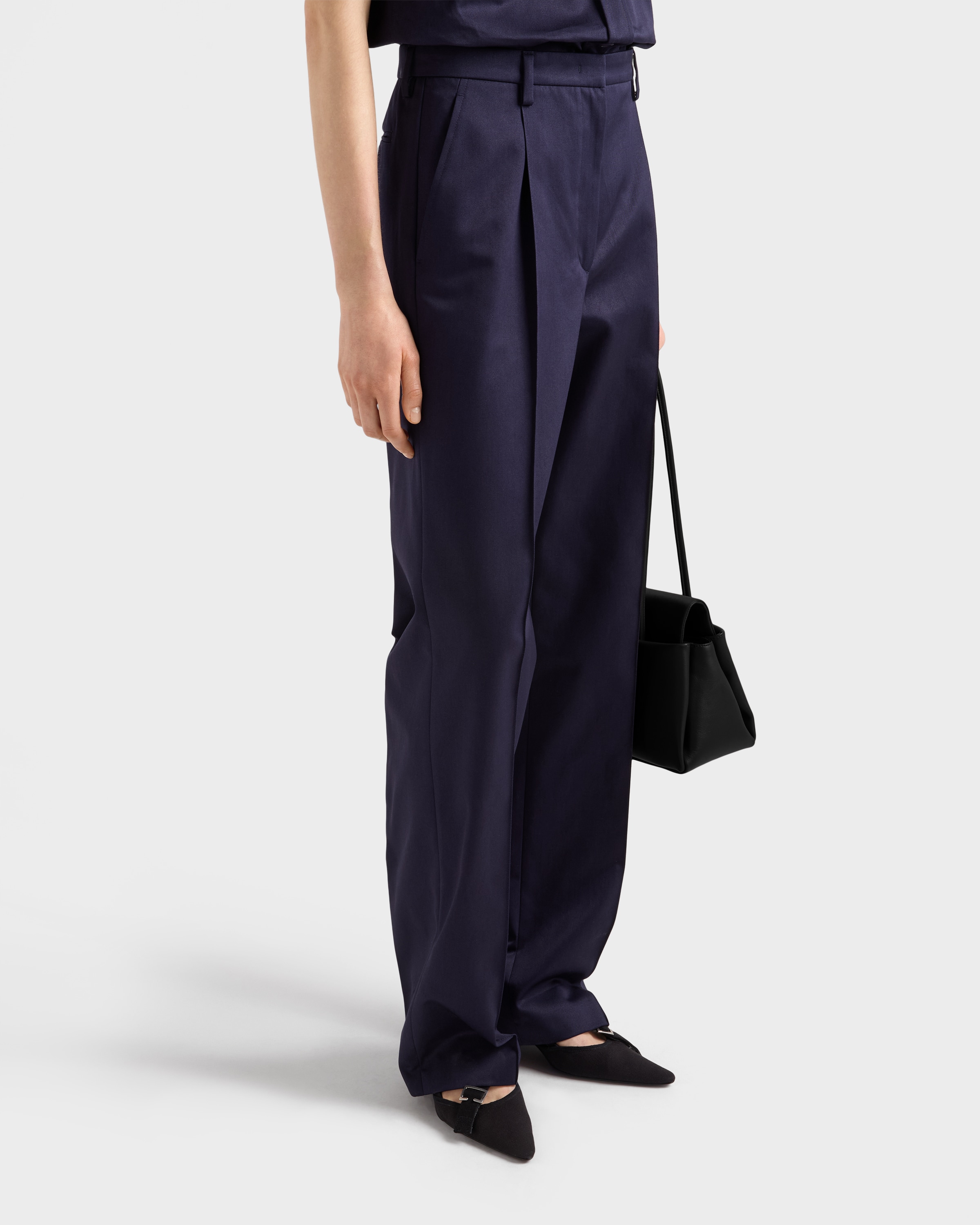 Navy Chino Pants | PRADA - United States