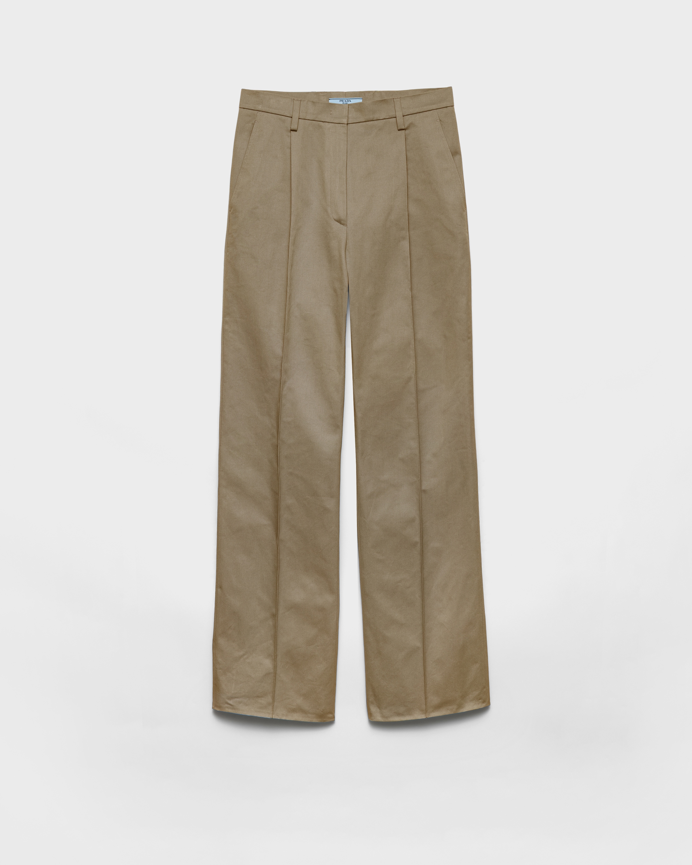 Clay Grey Chino pants | PRADA - United States