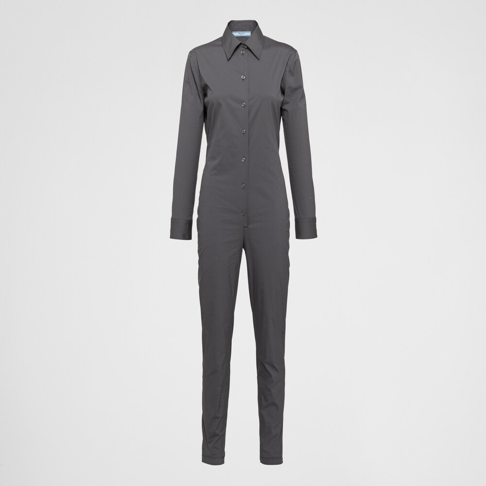 Prada Combinaison en popeline stretch 1