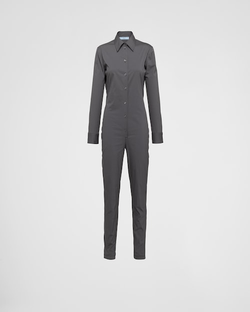 Prada Combinaison en popeline stretch 1