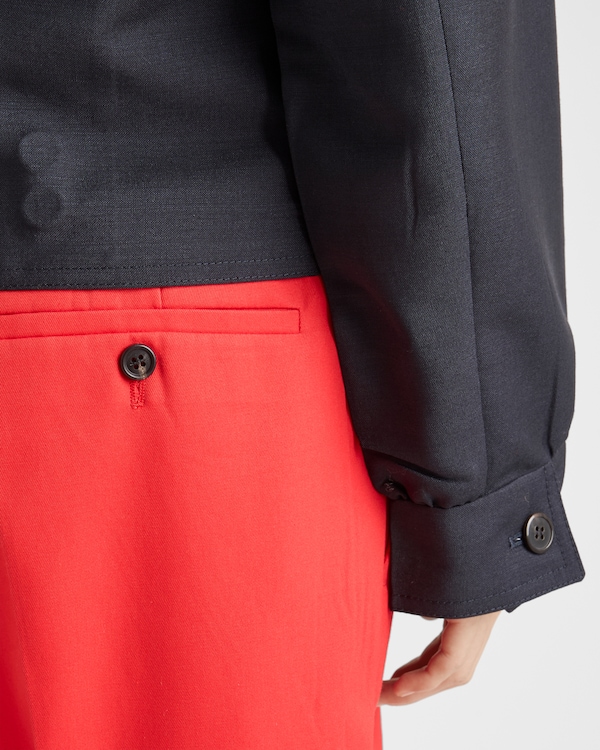 Gabardine Bermudas - Red Gabardine Bermudas - Red