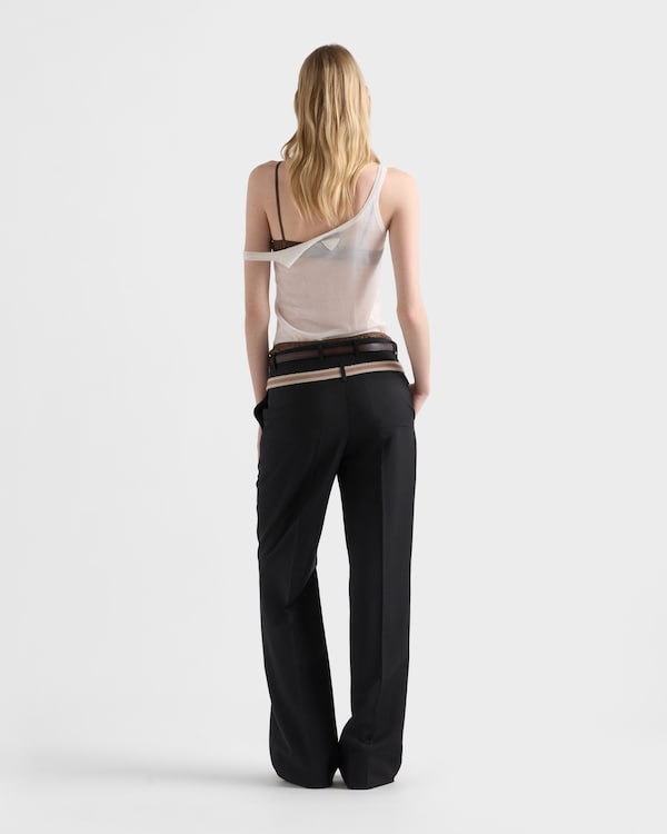 Kid mohair pants - Black Kid mohair pants - Black