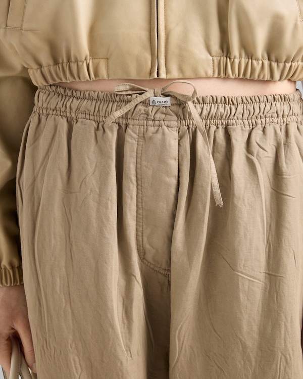 Old cotton and linen pants - Clay Grey Old cotton and linen pants - Clay Grey