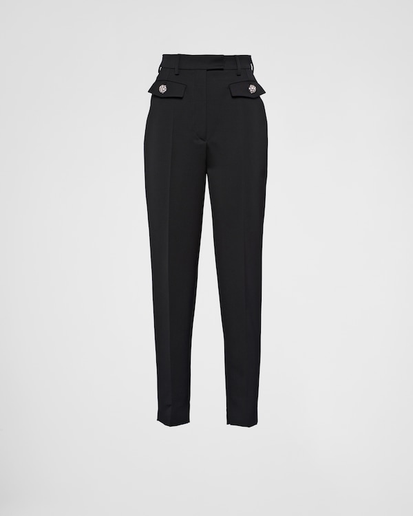 Navy Light mohair pants | PRADA Navy Light mohair pants | PRADA