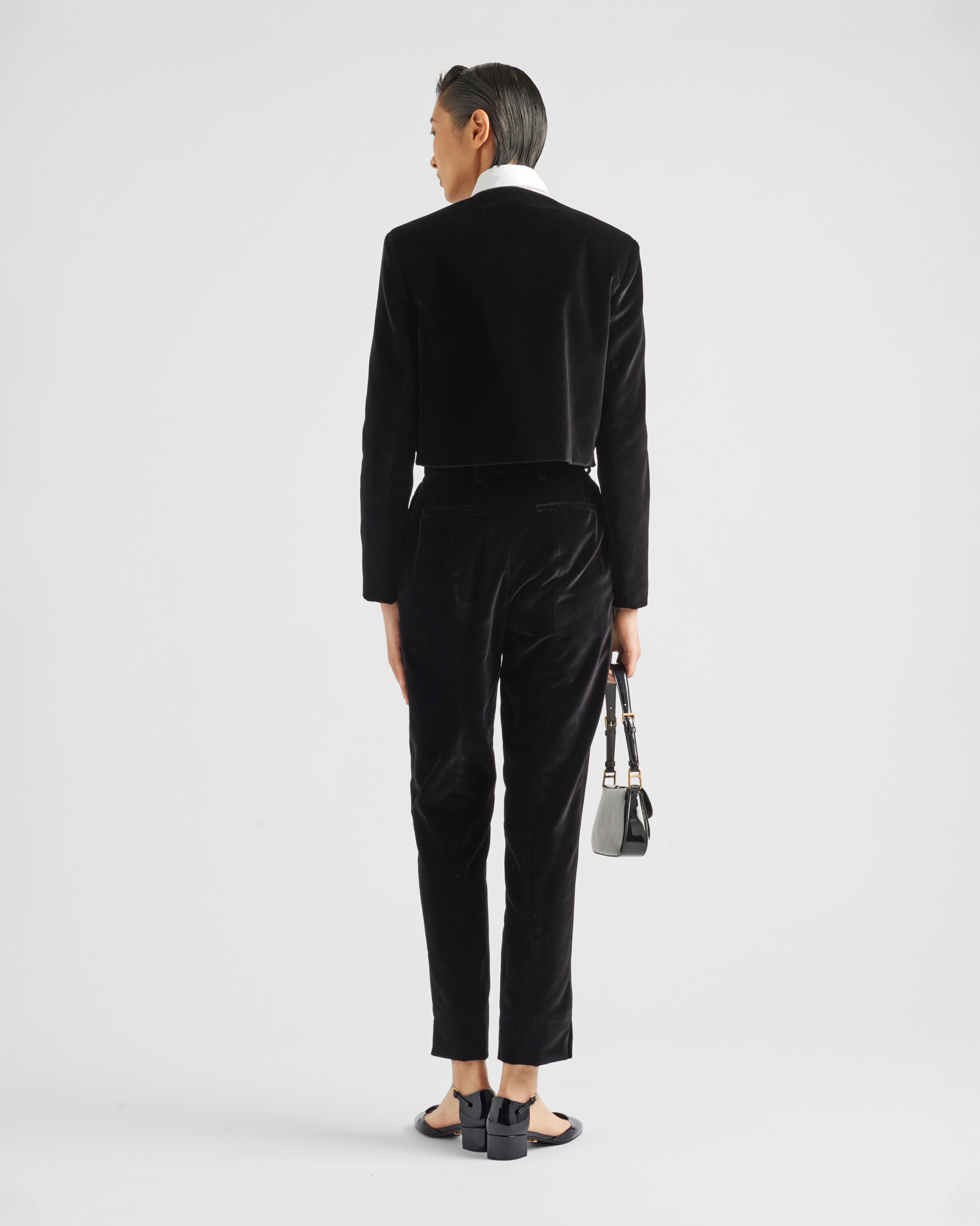 【関税込み】prada Velvet pants Prada Velvet Trousers | Brown | FARFETCH