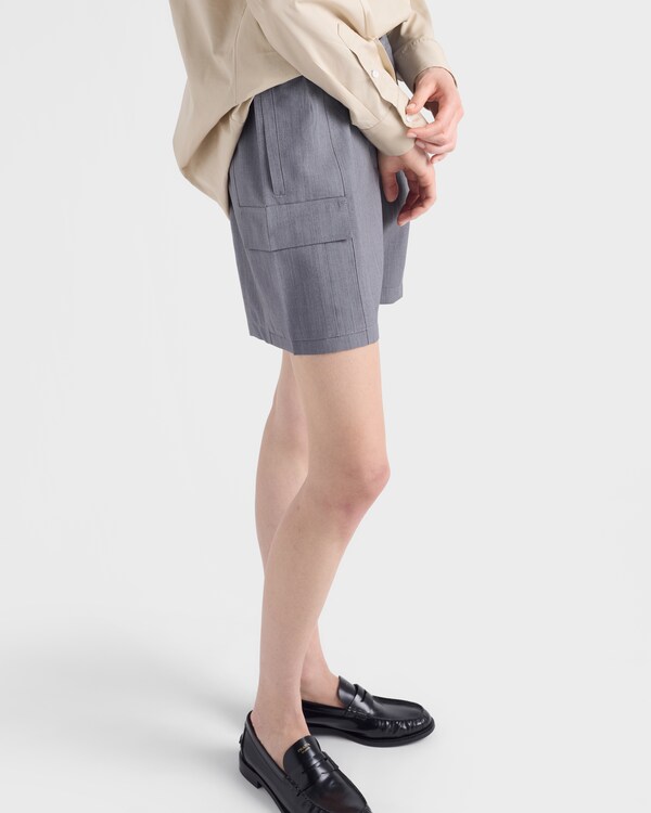 Light mohair shorts - Grey Light mohair shorts - Grey