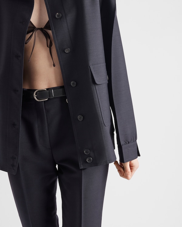 Kid mohair pants Kid mohair pants