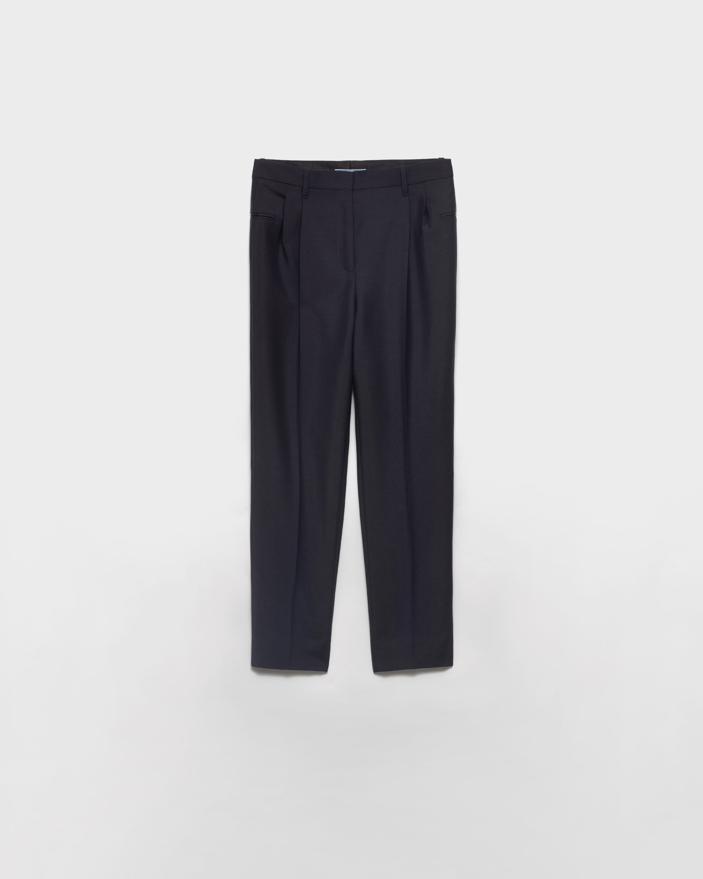【日本入手困難】プラダ Kid mohair pants ボトムス Navy Kid mohair pants | PRADA