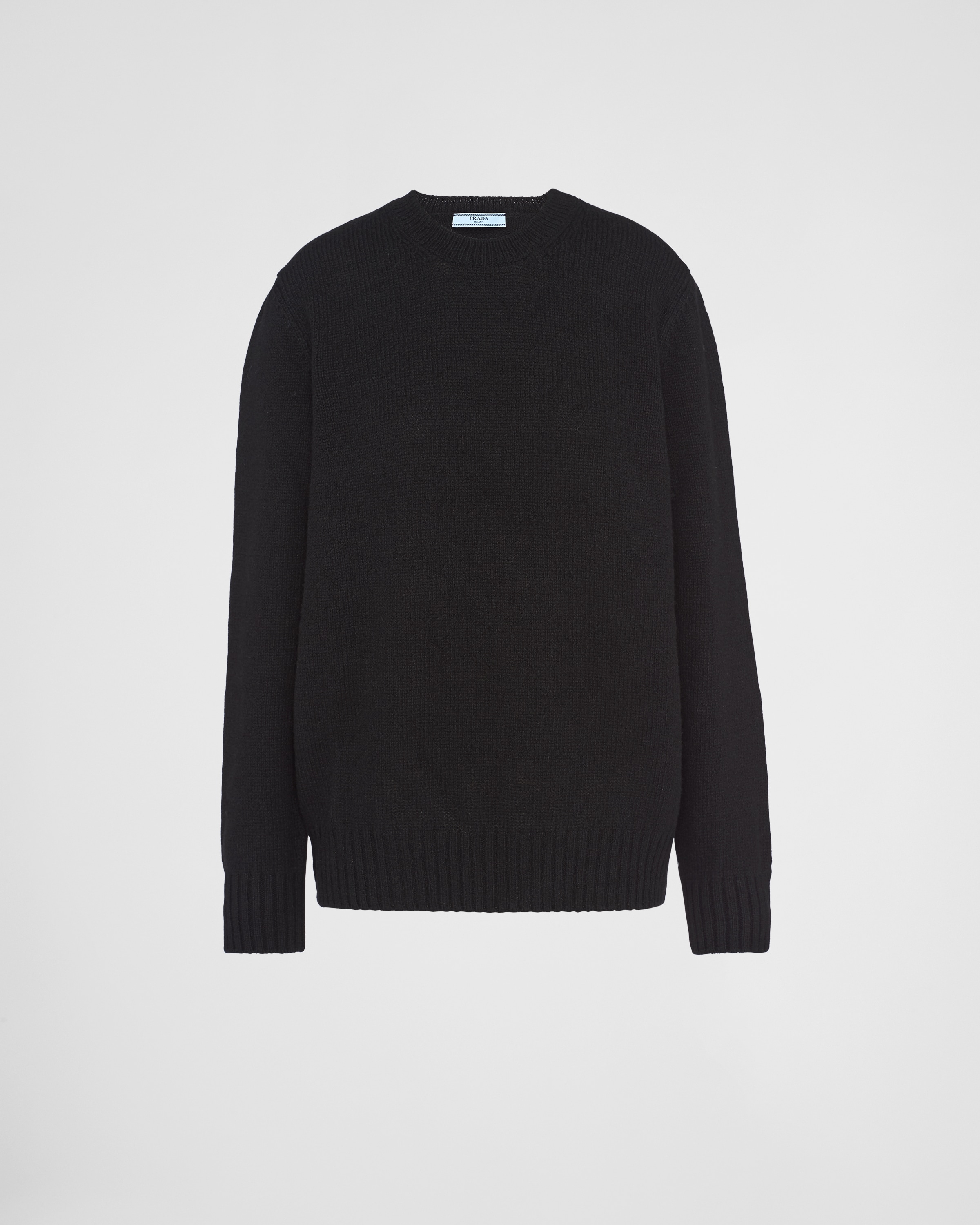 PRADA WOOL AND CASHMERE CREW-NECK SWEATER