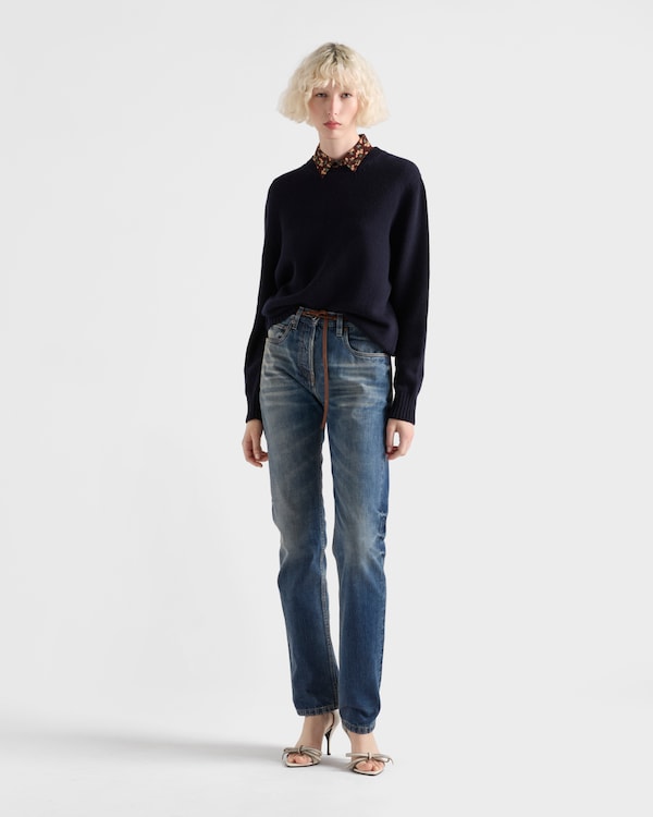 Wool and cashmere crew-neck sweater Wool and cashmere crew-neck sweater