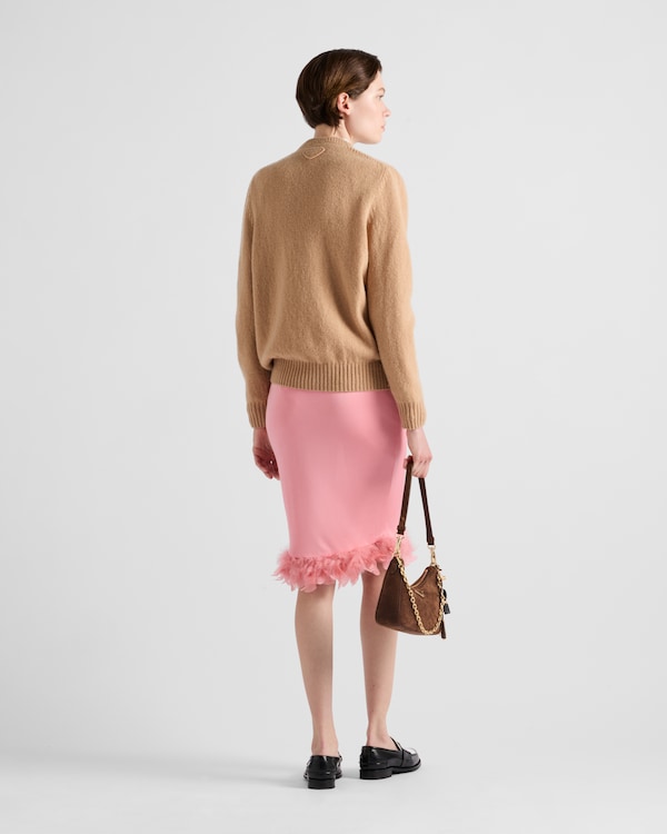 Jersey de lana y cachemir con cuello redondo Jersey de lana y cachemir con cuello redondo