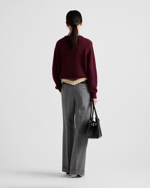 Wool and cashmere crew-neck sweater Wool and cashmere crew-neck sweater