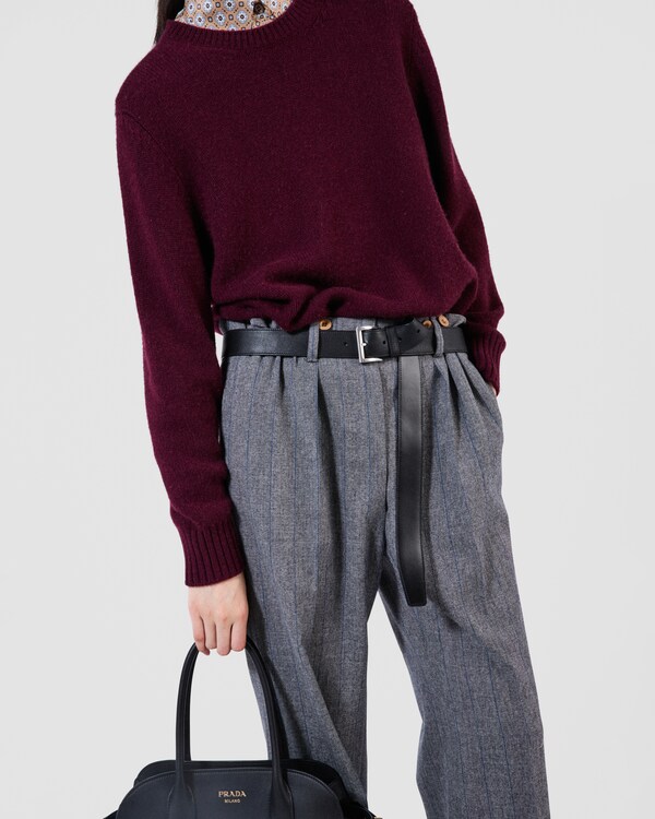 Wool and cashmere crew-neck sweater Wool and cashmere crew-neck sweater