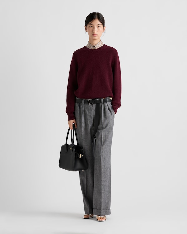 Wool and cashmere crew-neck sweater Wool and cashmere crew-neck sweater
