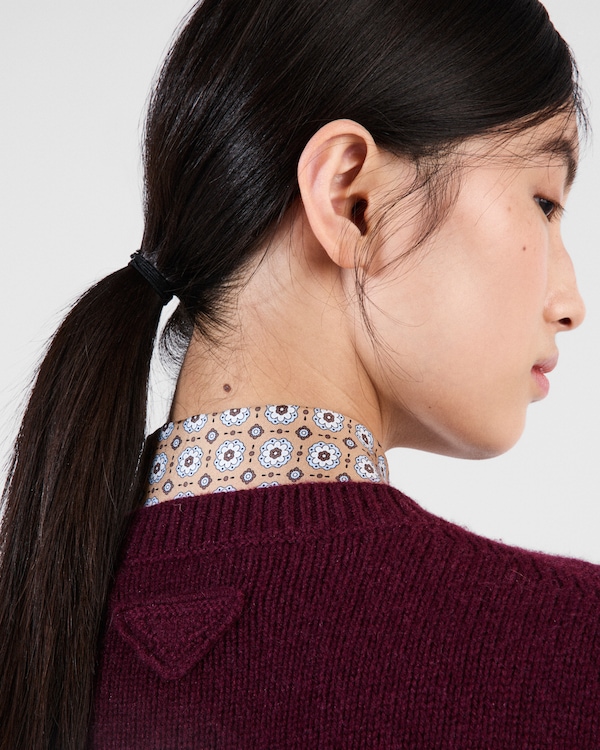 Wool and cashmere crew-neck sweater Wool and cashmere crew-neck sweater