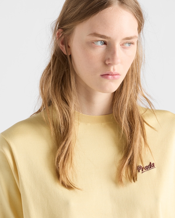 Silk crew-neck sweater Silk crew-neck sweater