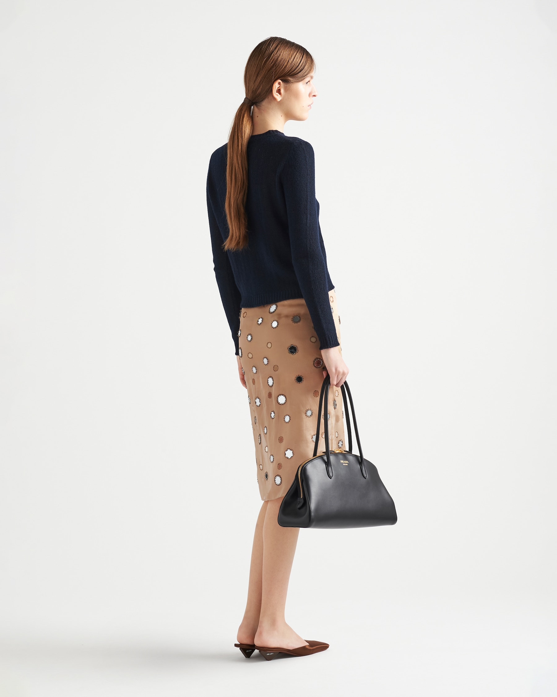 PRADA 25S OFF-SHOULDER SWEATER 457 main image 0