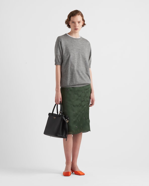 Pull à col rond en cachemire Pull à col rond en cachemire