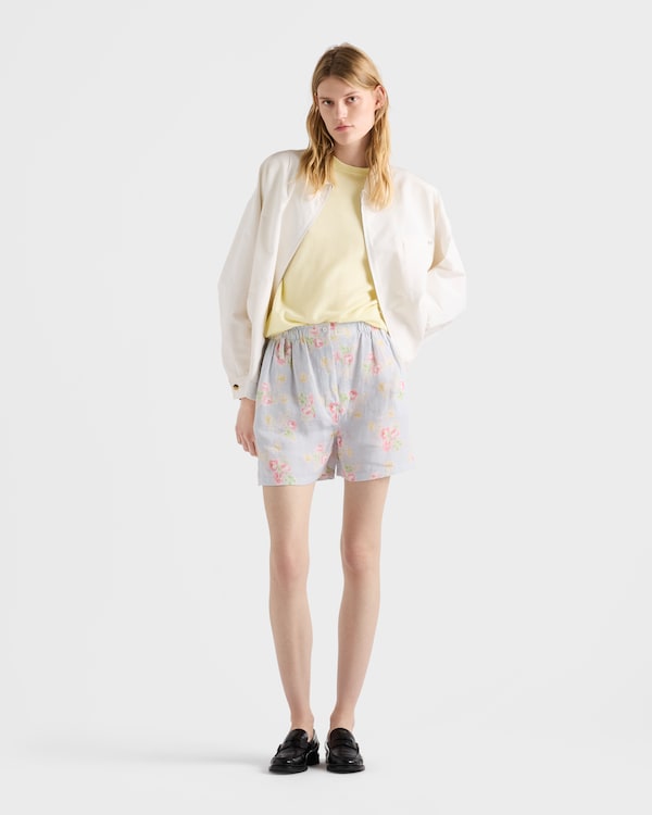 Short-sleeved cashmere T-shirt - Cream Short-sleeved cashmere T-shirt - Cream
