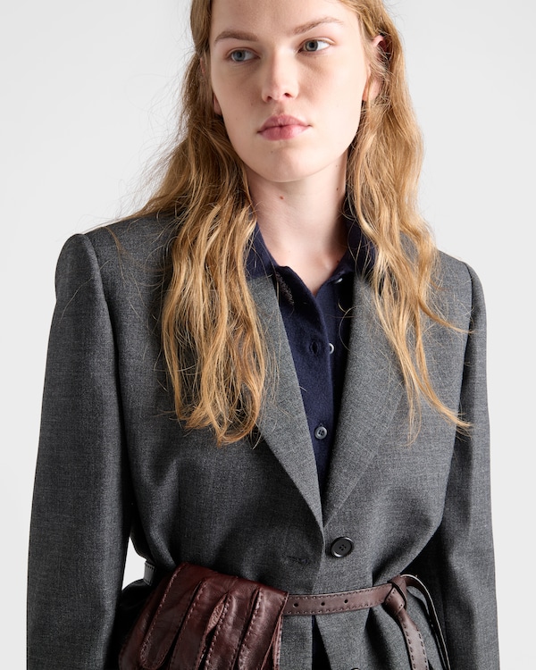 Cashmere polo sweater - Navy Cashmere polo sweater - Navy