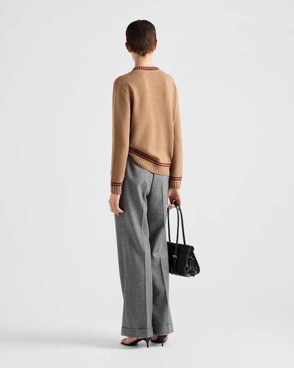 Wool and cashmere crew-neck sweater Wool and cashmere crew-neck sweater