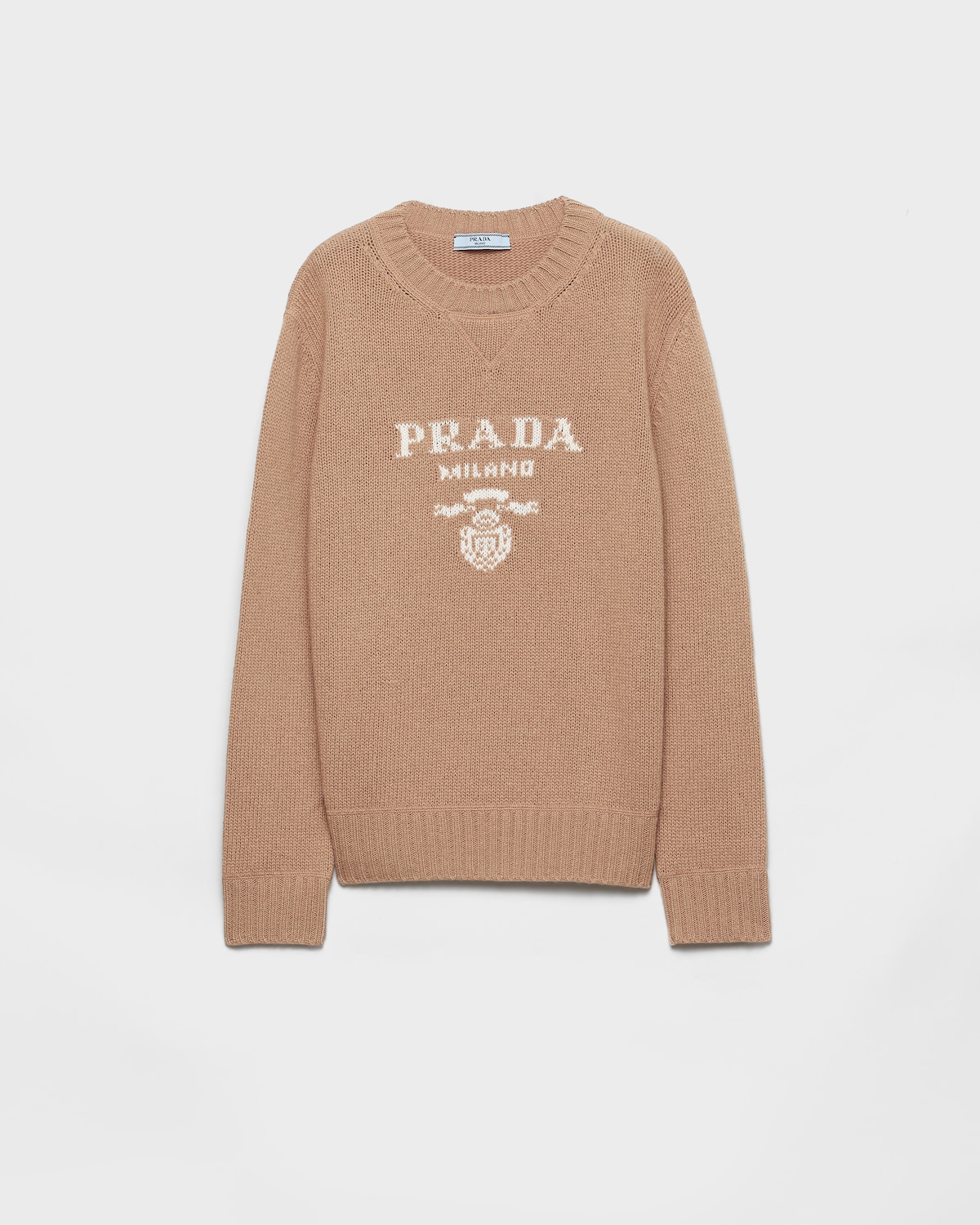 PRADA 25S BEADED CREW NECK SWEATER 322
