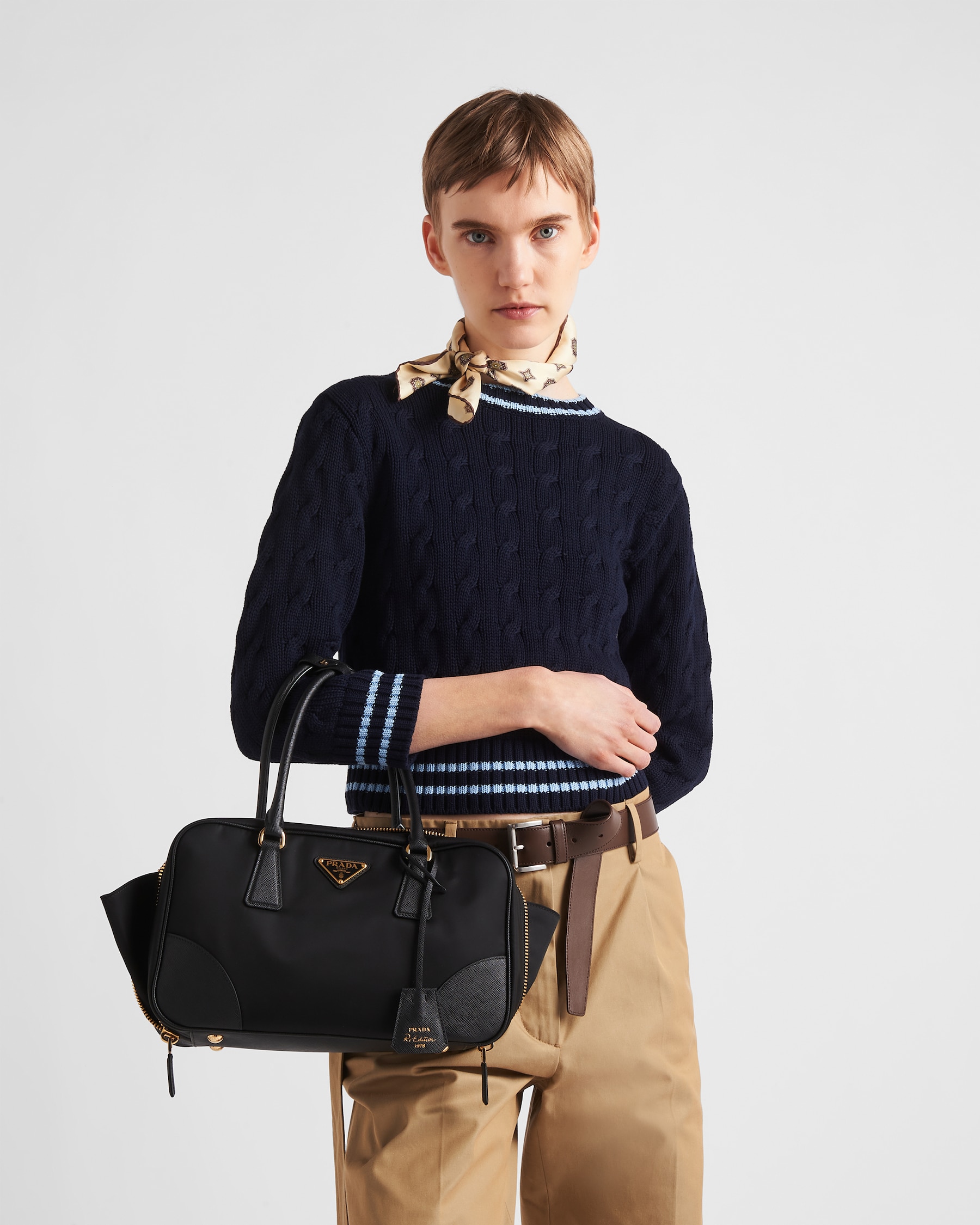 Orange Prada Sweater