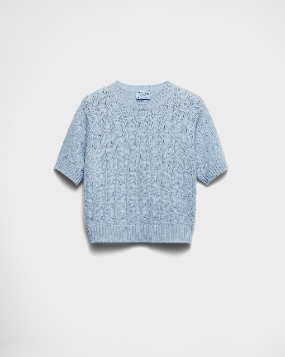 Cable-knit Re-Cashmere sweater