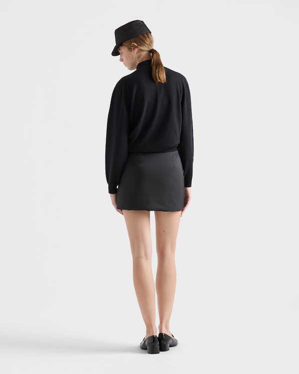 Wool polo sweater - Black Wool polo sweater - Black