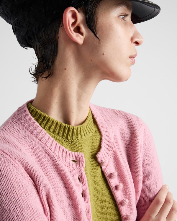 Pull à manches courtes en cachemire Pull à manches courtes en cachemire