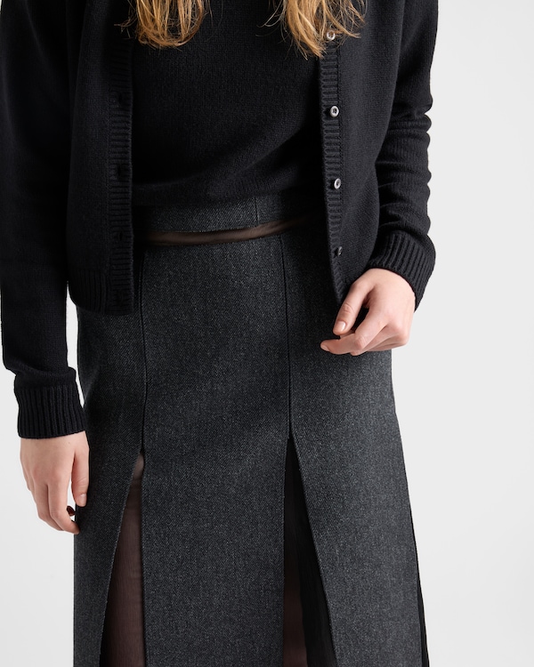 Short-sleeved cashmere sweater - Black Short-sleeved cashmere sweater - Black