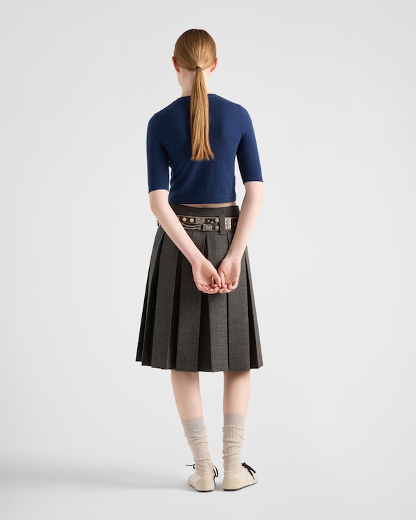 カシミヤ インターシャ セーター カシミヤ インターシャ セーター