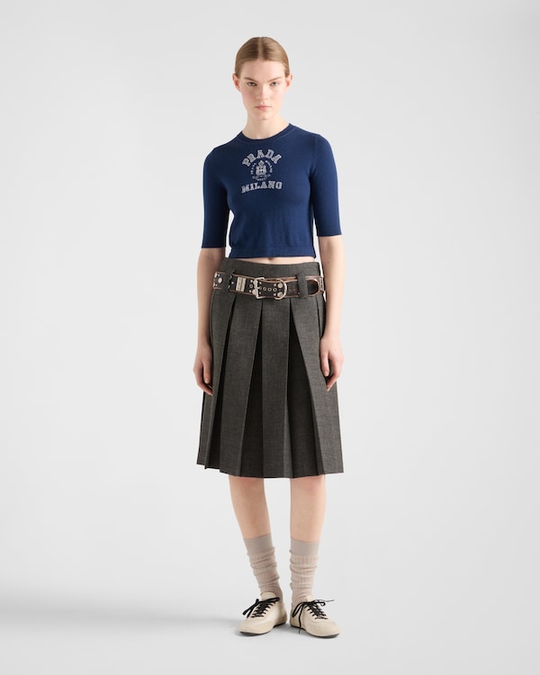 カシミヤ インターシャ セーター カシミヤ インターシャ セーター