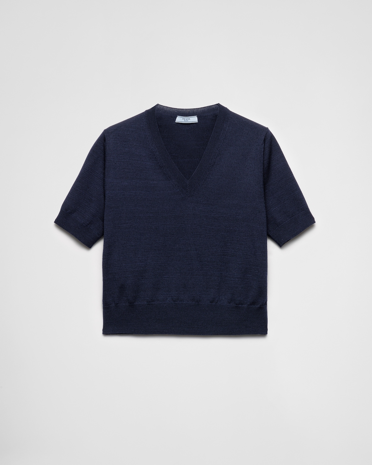 V-neck wool sweater