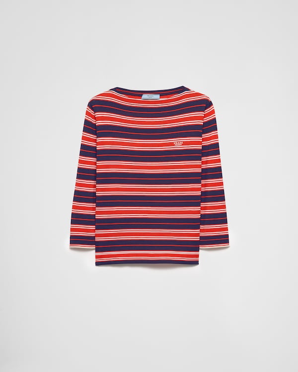 Red/Blue Cotton skirt | PRADA