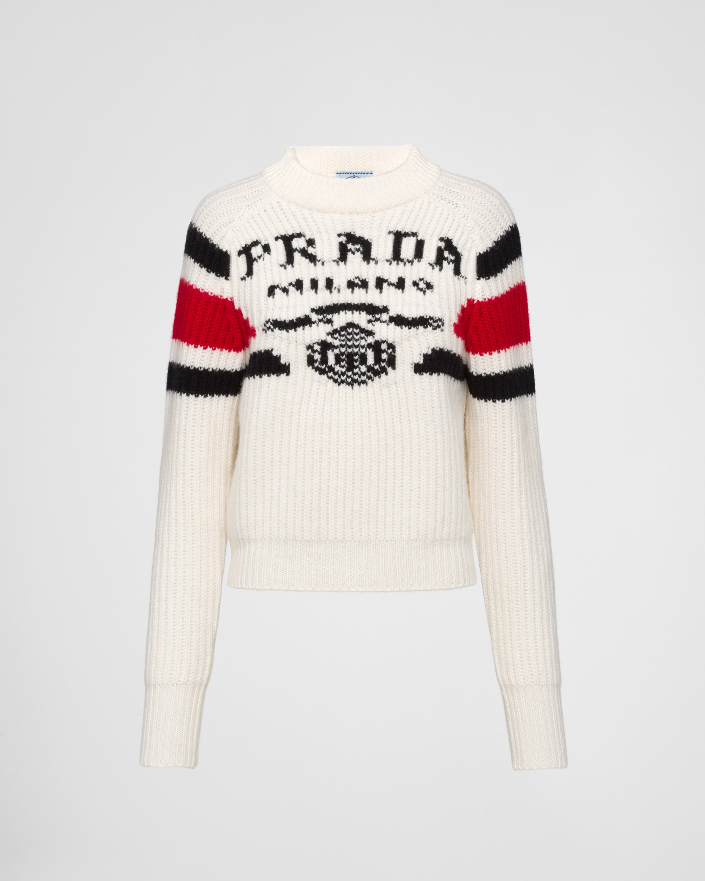 White Cashmere sweater | Prada