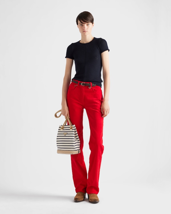 Short-sleeved cashmere sweater Short-sleeved cashmere sweater