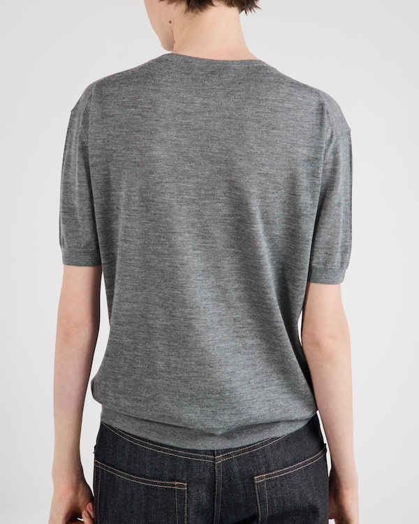 Pull à col rond en cachemire Pull à col rond en cachemire