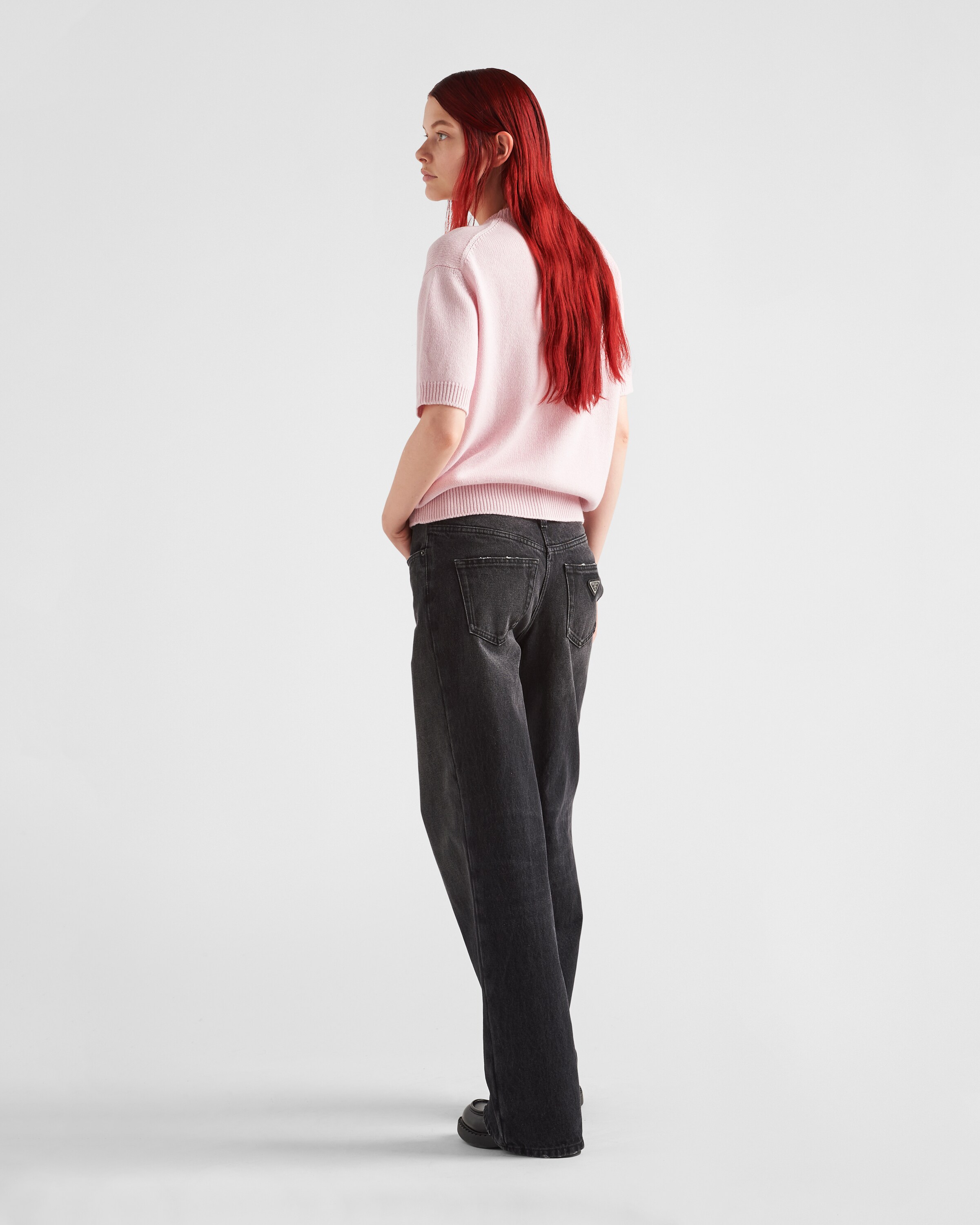 Prada Rundhalspullover aus Kaschmir 5