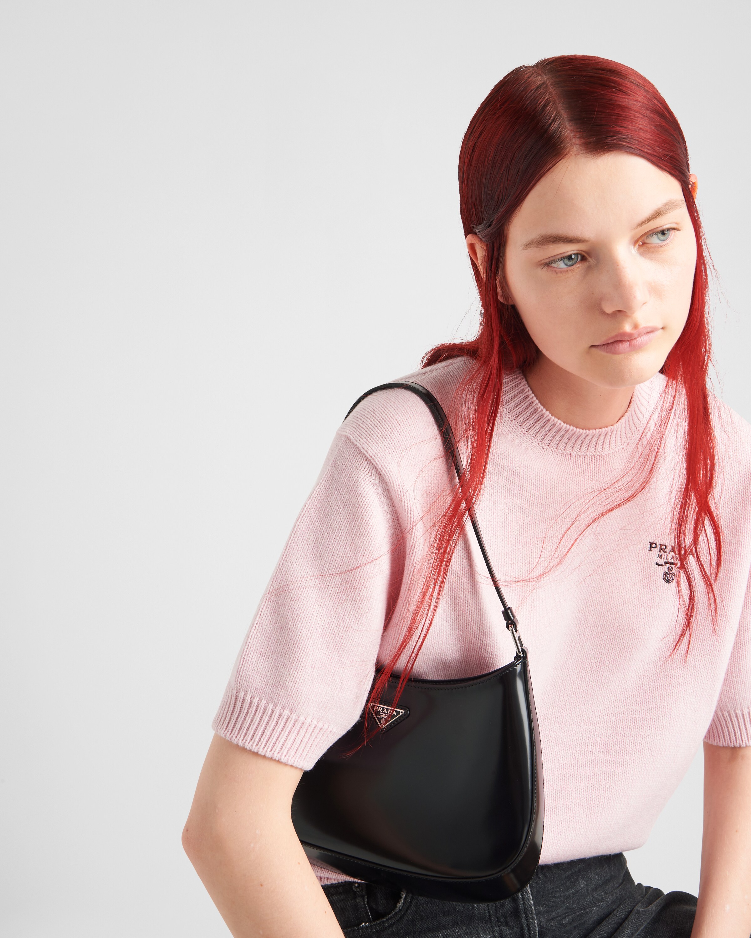 Prada Rundhalspullover aus Kaschmir 4