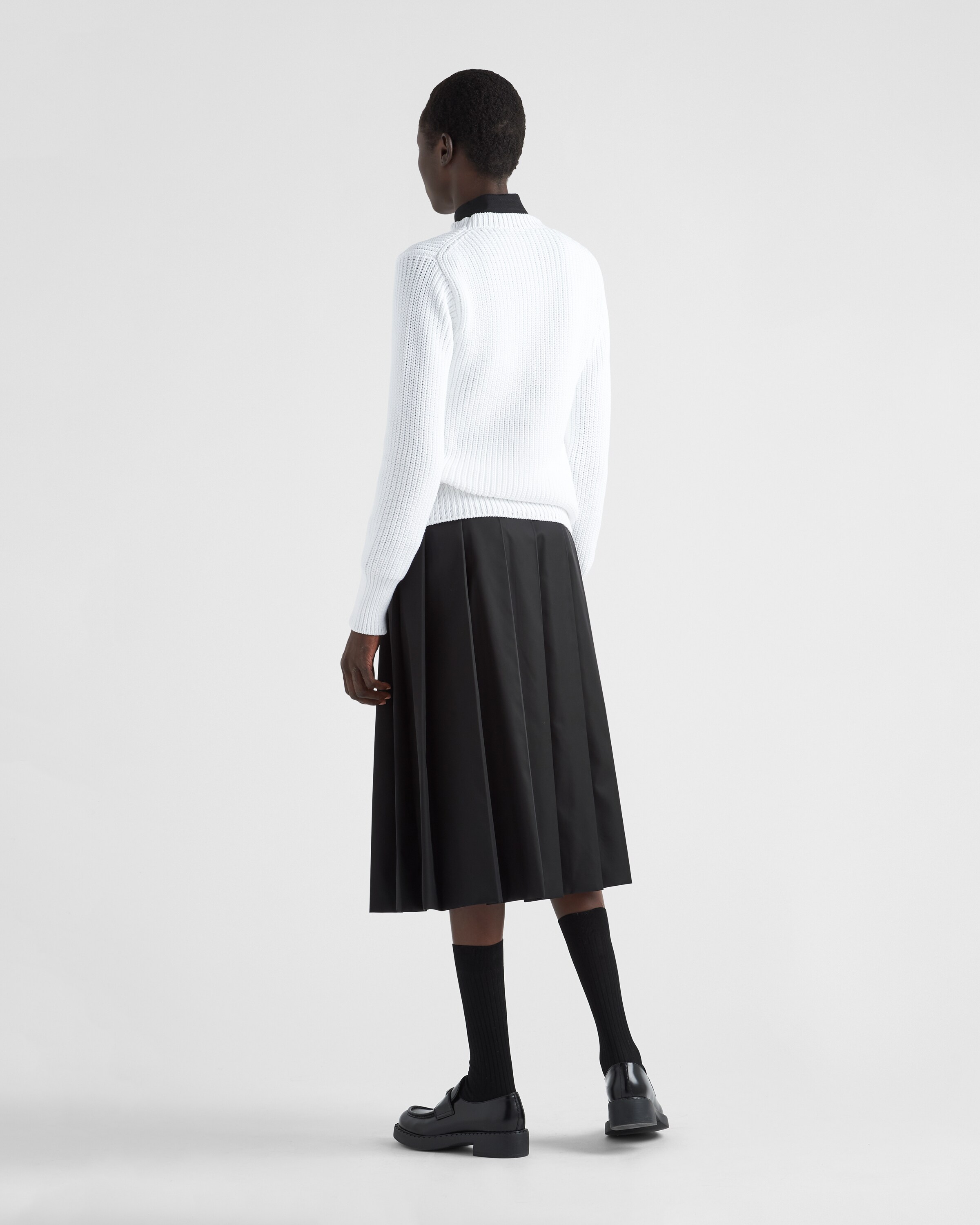 Prada Cotton crew\u002Dneck sweater 5