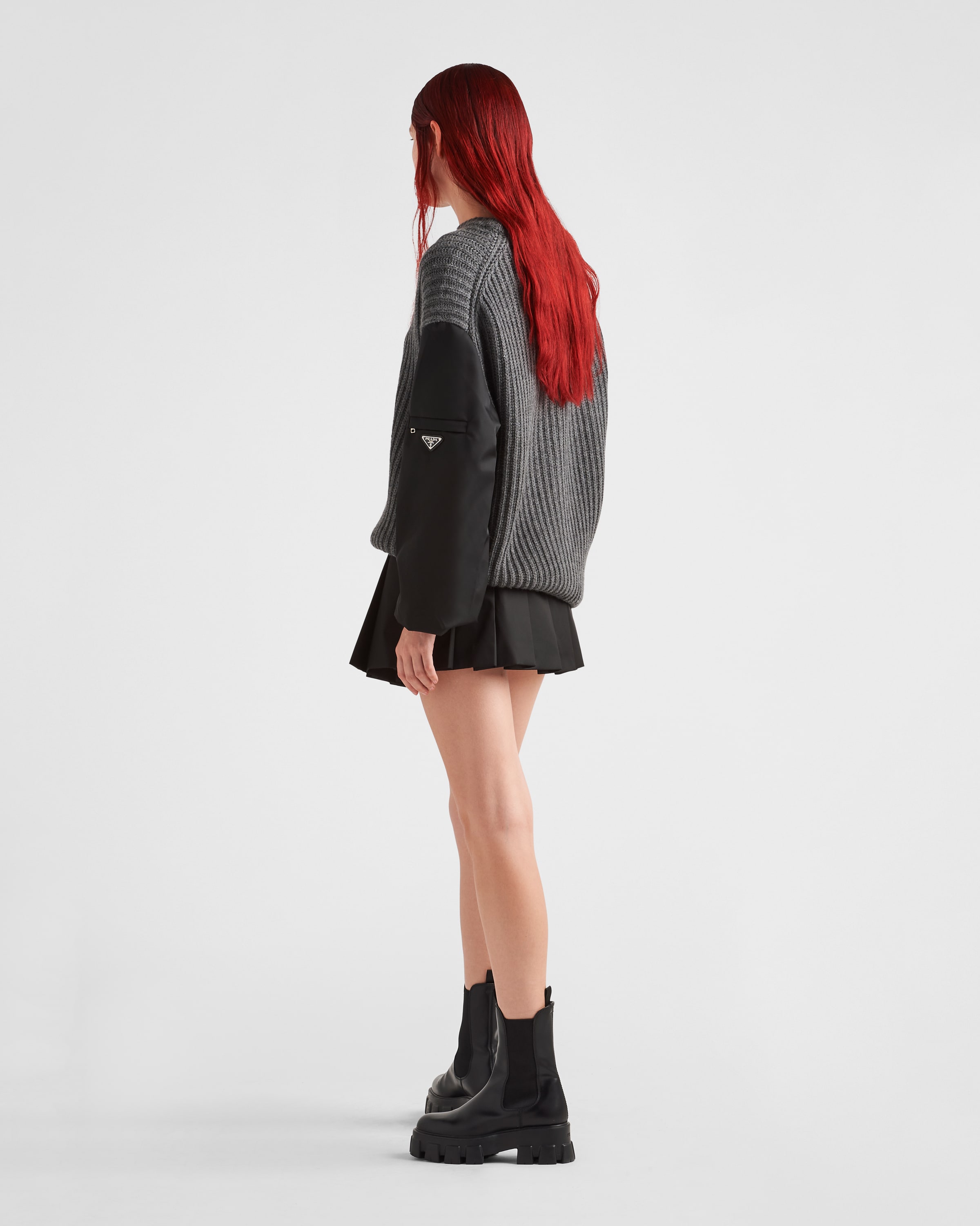 Prada Pull en cachemire, laine et Re\u002DNylon 5