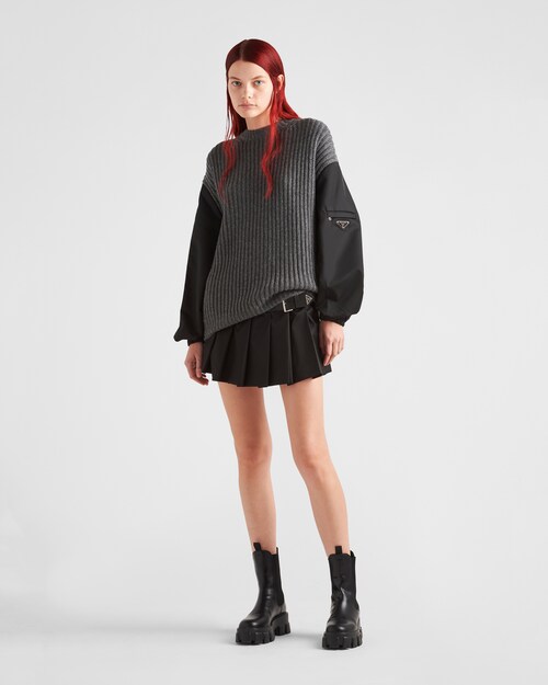 Prada Pull en cachemire, laine et Re\u002DNylon 2