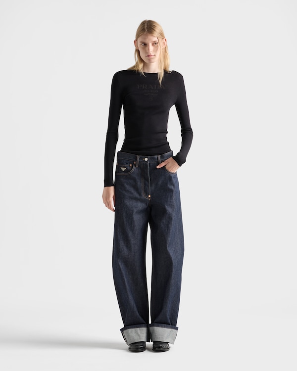 Superfine wool crew-neck sweater Superfine wool crew-neck sweater