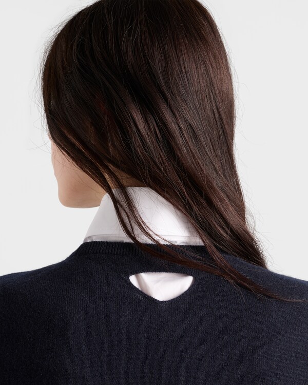 Pull à col rond en cachemire Pull à col rond en cachemire