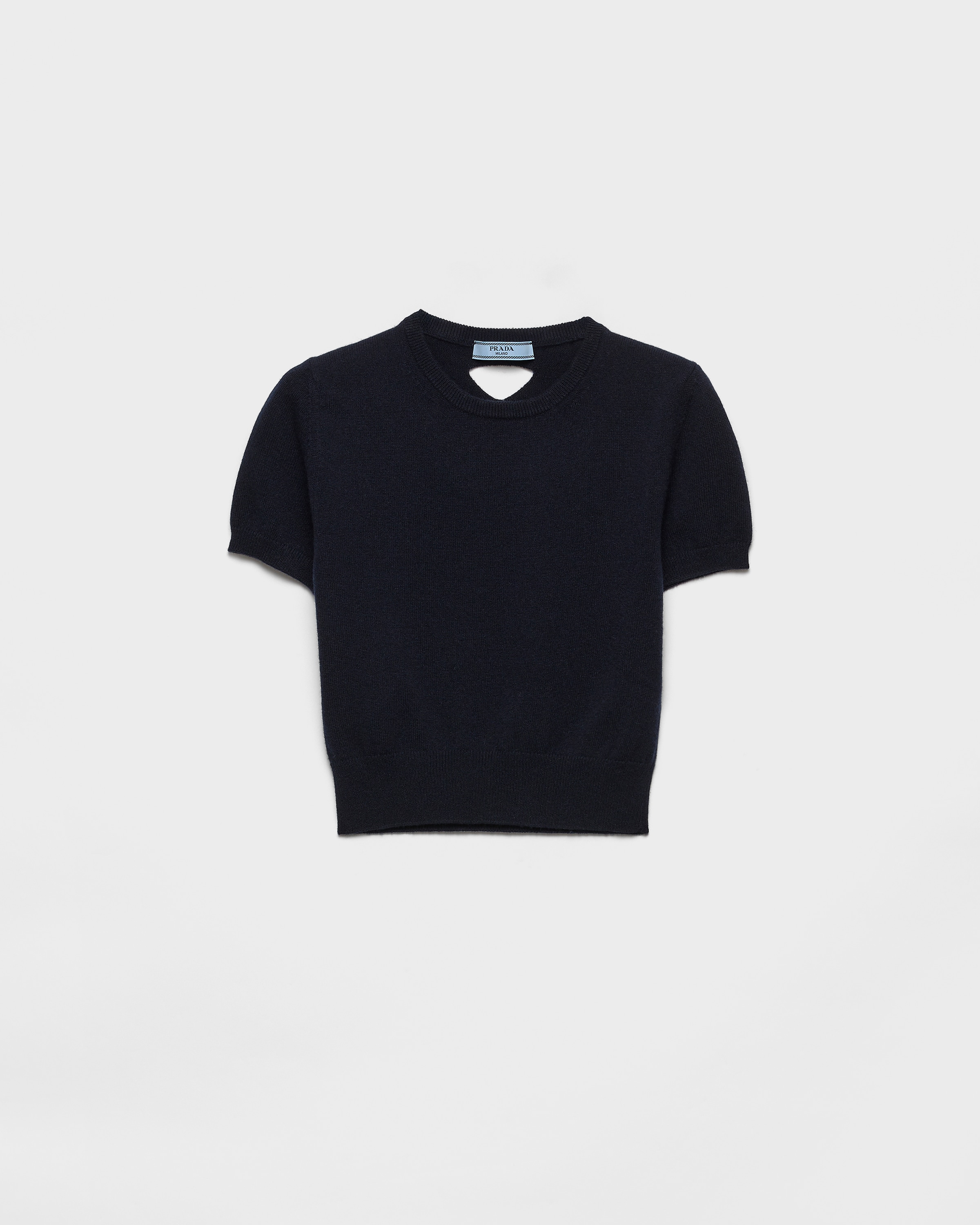 PRADA ネイビー クルーネックニット 50 2018 バージンウール PRADA ネイビー クルーネックニット 50 2018 バージンウール